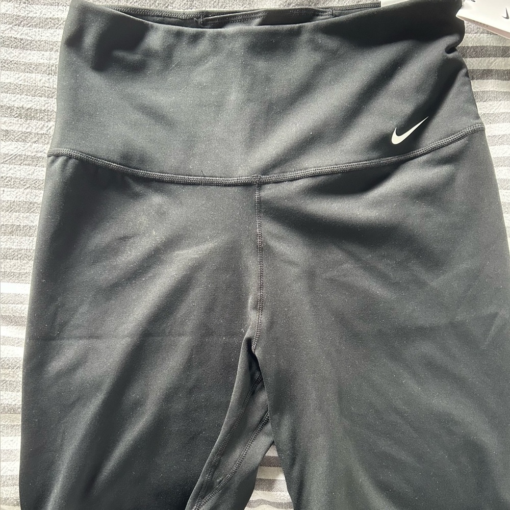 Nike One Black high rise biker shorts